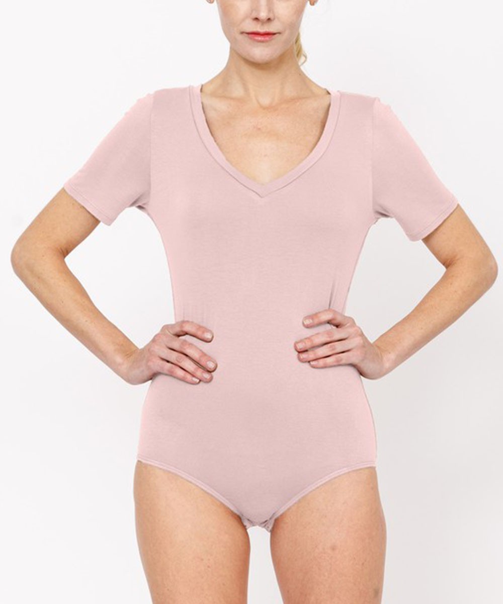 Bamboo classic casual bodysuit